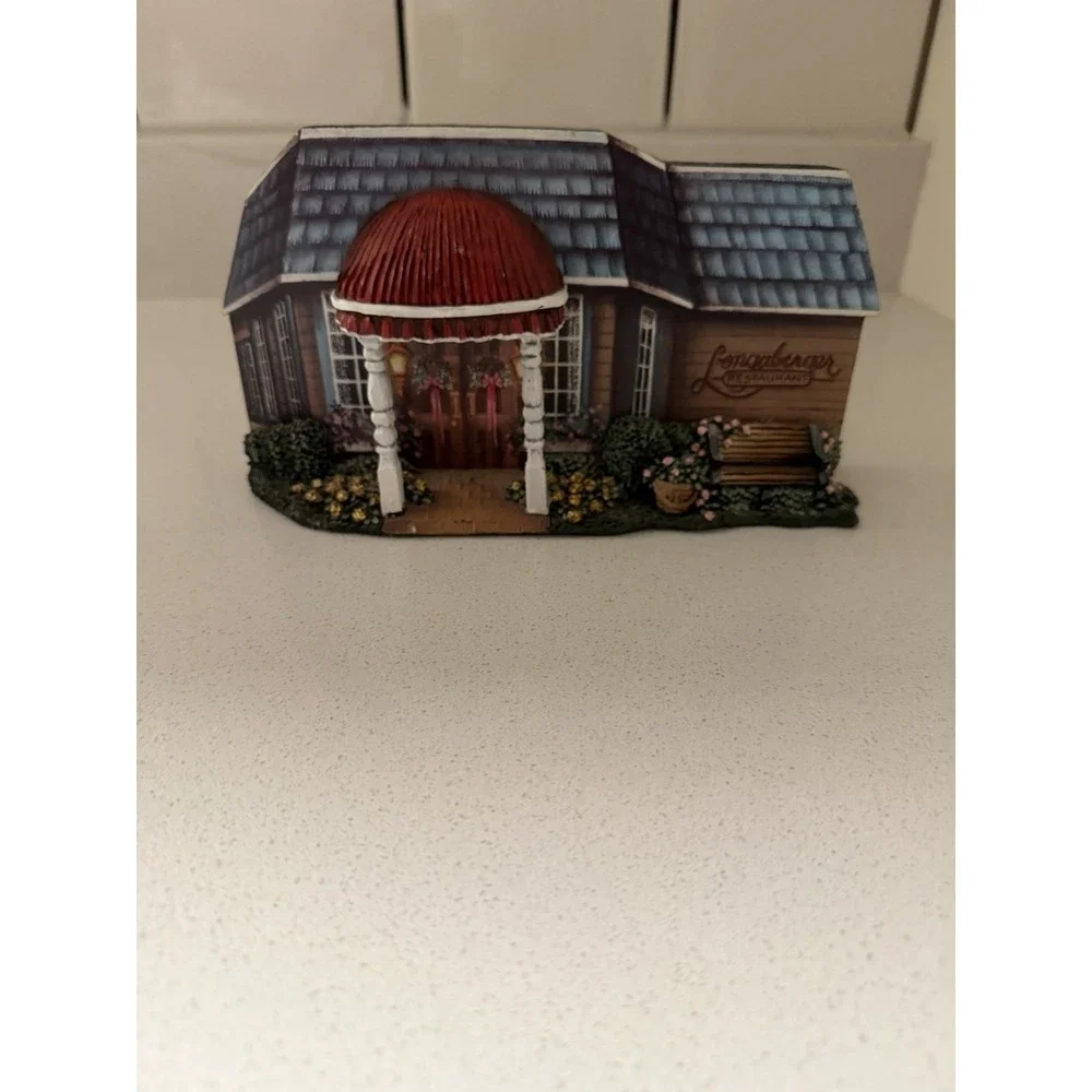 🏘️ Longaberger Restaurant–Dresden Village Collection–Gail Duke '97 Shelf Sitter